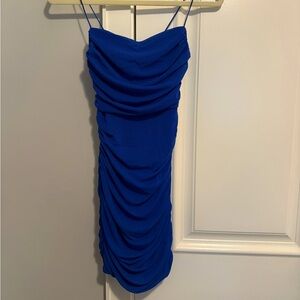 Princess Poly electric blue dress size 4